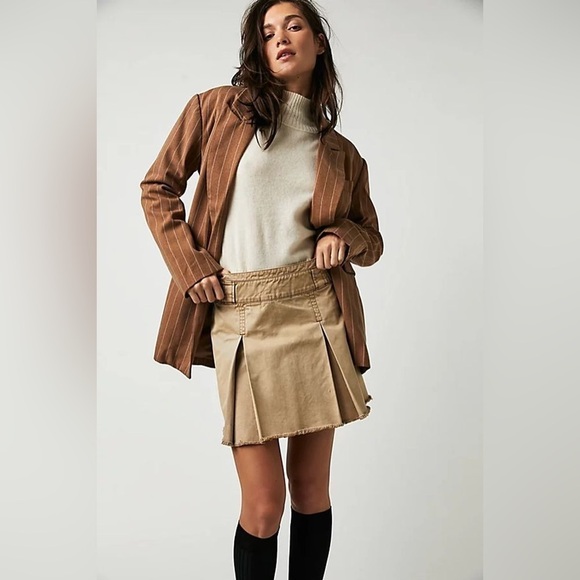 Free People Dresses & Skirts - Free People Keira Pleated Mini Skirt